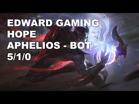 EDward Gaming Hope Bot Aphelios vs Kalista - KR Challenger Patch 10.8