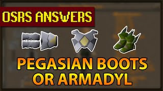 OSRS Answers | Pegasian boots or Armadyl