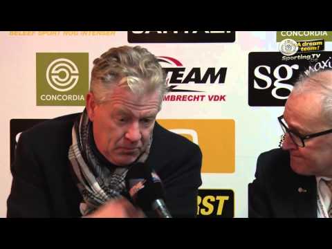 Interview met trainer Peter Maes na Lokeren - Kv Kortrijk 1-2