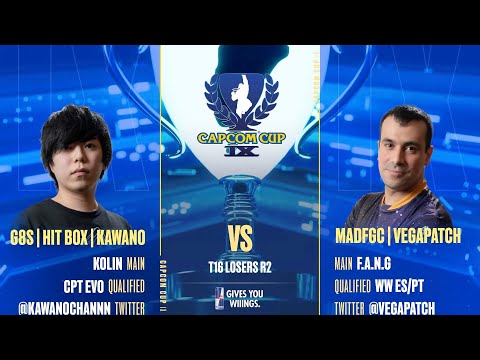 CAPCOM CUP IX SFV - G8S | HITBOX | KAWANO(KOLIN) VS MADFGC| VEGAPATCH(FANG)  Top 16 - LOSERS BRACKET