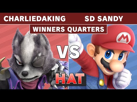 HAT 85 - Charliedaking (Wolf) Vs. SD Sandy (Mario) Winners Quarters - Smash Ultimate