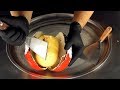 ASMR Giant Surprise Egg Ice Cream Rolls How To Make Fried Ice Cream With Kinder Eggs Fast ASMR