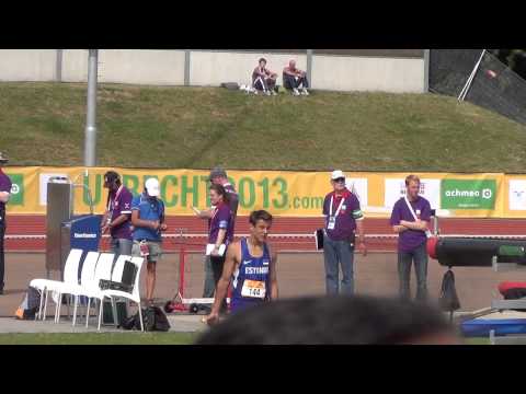 Hans-Christian Hausenberg Utrecht 2013 - II koht 4 82 (Uus Eesti B-klassi rekord)