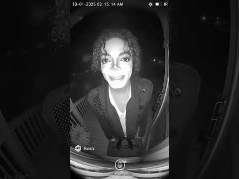 Michael Jackson caught on ring camera. #sora #parody #comedy #animation