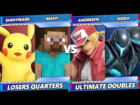Pre S Factor 11 TOP 8 - ShinyMark & Many Vs. AndresFn & Sisqui - Smash Ultimate - SSBU