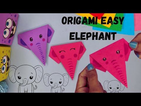 Cute Origami Elephant - Easy Paper Elephant Making