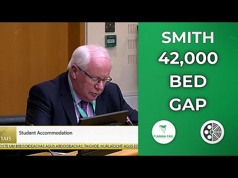 Brendan Smith: Questions on student accommodation, rent-a-room and 42,000-bed gap