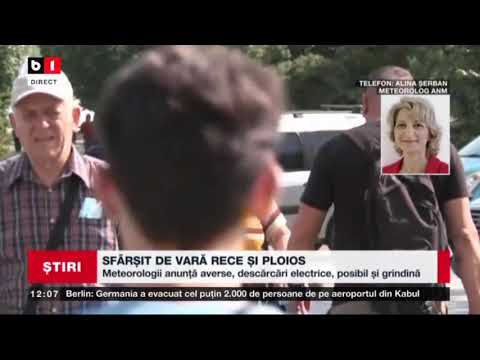 STIRI B1 ORA 12.00 DIN 22 AUGUST 2021 CU LUIZA CERGAN - CONFIRMATA CU COVID, A IESIT IN ORA