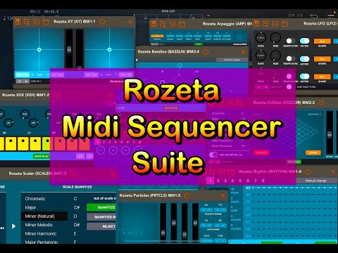 Rozeta MIDI Sequencer Suite by Bram Bos - Still Brilliant - Tutorial for iOS