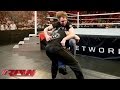 Dean Ambrose Welcomes Brock Lesnar S Brutality Raw February 8 2016