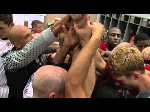 Pregame Huddle in the Locker Room
