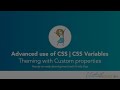 Uncover the Secrets of Advanced CSS - Theming with CSS Variables!