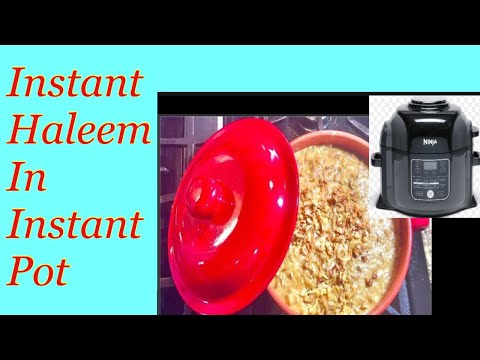 How To Make Instant Haleem/ Daleem In  Ninja Foodie/Instant Pot   Urdu/Hindi Recipe