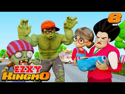 Scary Teacher 3D Zombie Infection Nick - Nickhulk Vs Zombie Defense Tani Love Story Family