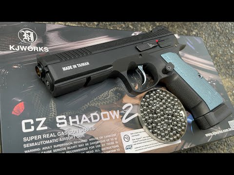 Durog Bote KJWorks Airsoft CZ Shadow 2 Gas Powered licensed by ASG unboxing 