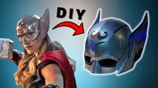 MIGHTY THOR'S Helmet Tutorial from Thor: Love and Thunder - How To DIY Jane Foster