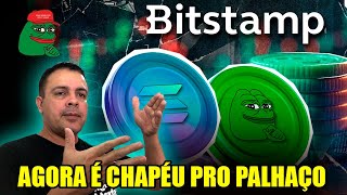 PEPE COIN (PEPE) ACABA DE SER LISTADA NA BITSTAMP USA 🚀 🚨