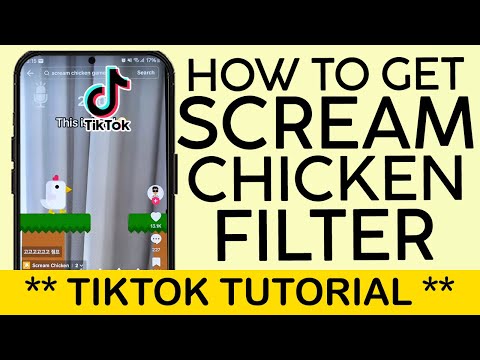 How to Get the Scream Chicken Filter | Play Chicken Scream Challenge on Tiktok 20240