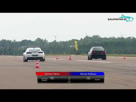 Kalmer Varov - Chevrolet Camaro vs Kenne Koltsov - Audi 90. Dragrace@KuressaareKiirendus2019