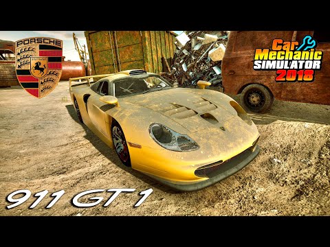 Thumbnail for Porsche 911 GT1 restoration - Car Mechanic Simulator 2018 by Porsche 911 GT1