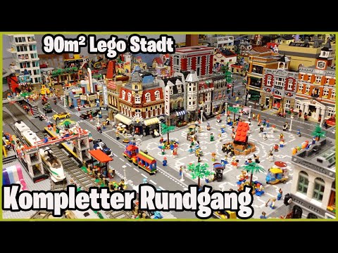 Kompletter Rundgang durch 90m² Lego Stadt ☆ Lego City 169