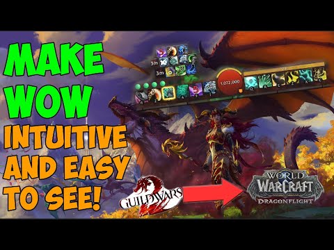 The BEST WoW UI! Immersive , simple and cool! Guild Wars 2 UI