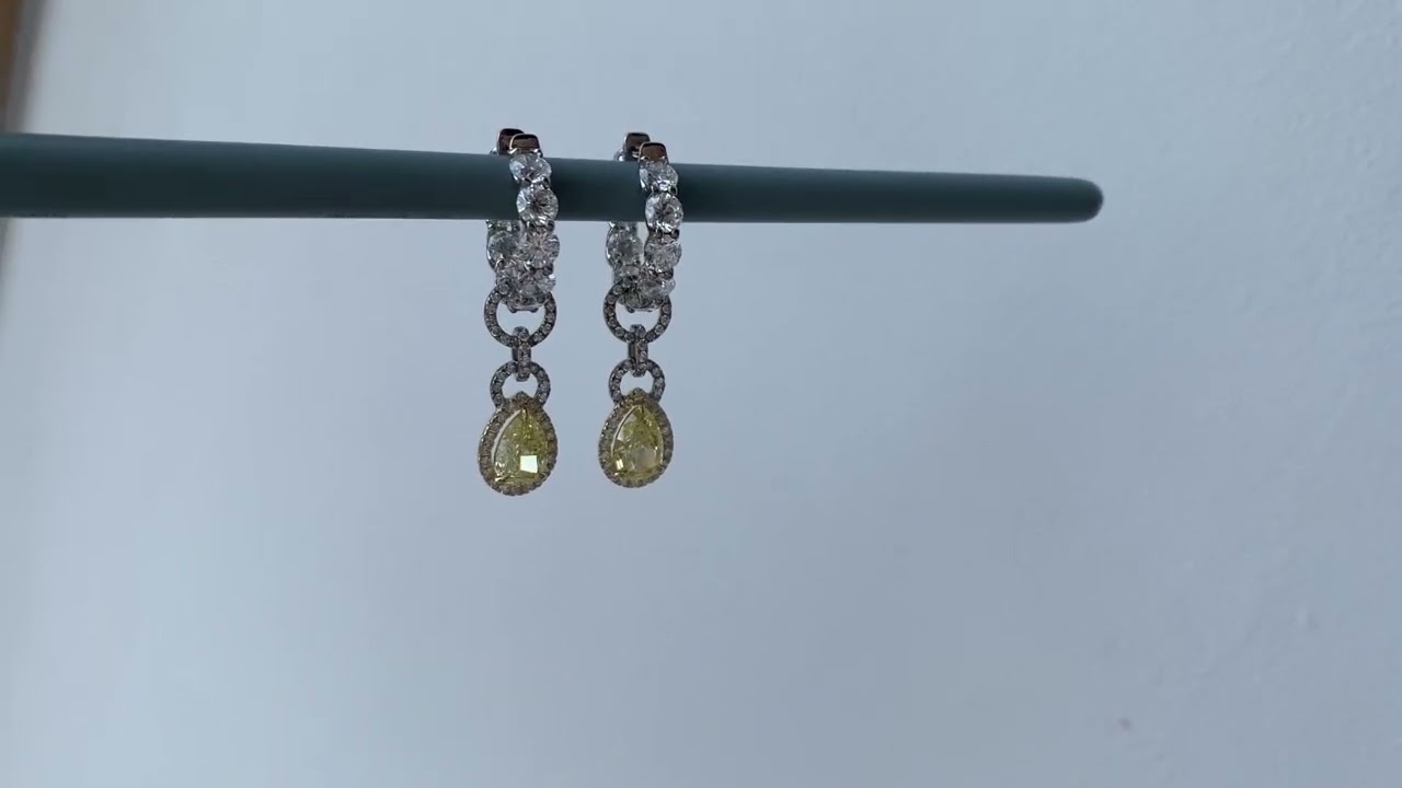 Boucles d'oreille en diamant