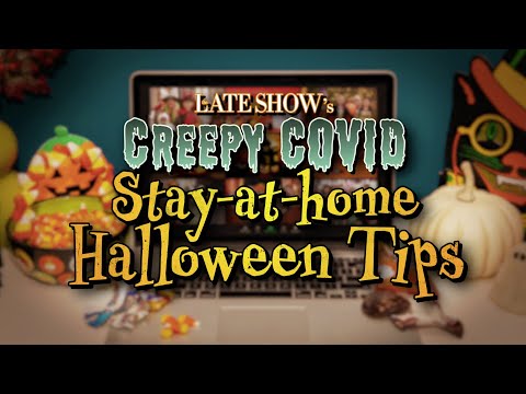 レイトショーは、滞在型ハロウィーンのためのいくつかのヒントを持っています (A Late Show Has Some Tips For A Stay-At-Home Halloween)
