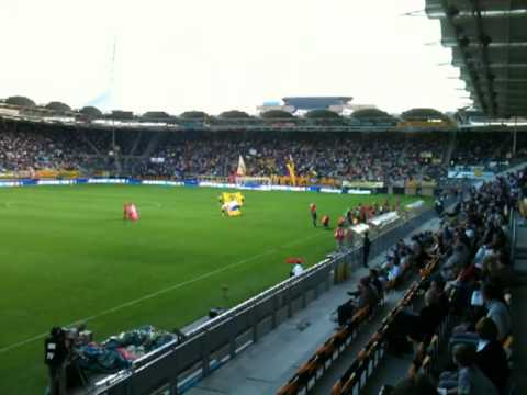 Mattijs Bosch tijdens lineup Roda JC - FC Twente