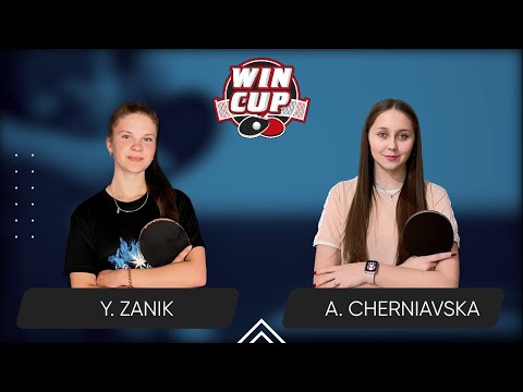 18:45 Yulianna Zanik - Alina Cherniavska West 4 WIN CUP 10.12.2023 | TABLE TENNIS WINCUP