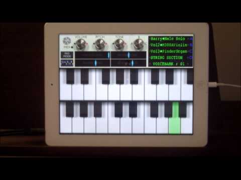 Mellotron M3000 HD, Harry Chamberlin Original Tapes Demo for iPad