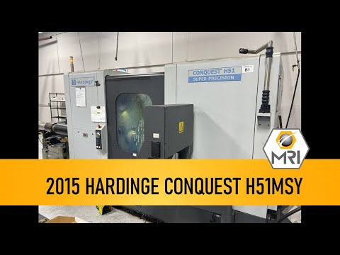 2015 HARDINGE CONQUEST H51MSY CNC Lathes (Turning Centers) | Machinery Resources International (1)