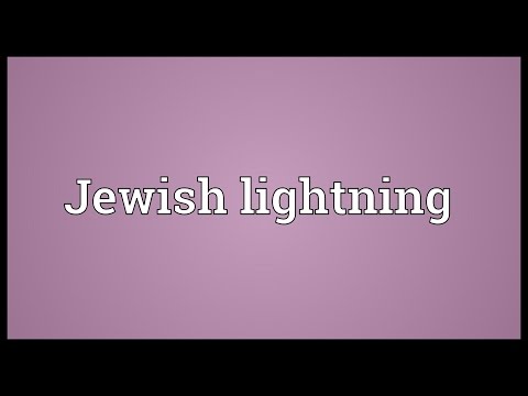 download lagu mp3 mp4 Jewish Lightning, download lagu Jewish Lightning gratis, unduh video klip Jewish Lightning
