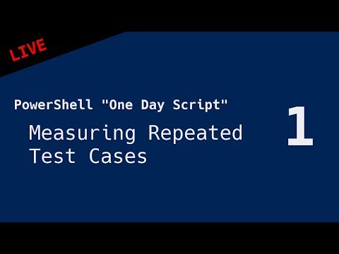 Testing PowerShell Script Speed – No Column Name