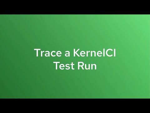 BASIL - Trace Test Result executed by KernelCI to Test Cases