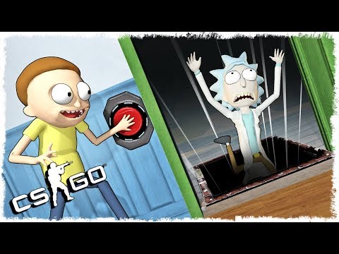 ТРОЛЛЬ МОРТИ vs РИК МАНЬЯК В CS:GO!!!