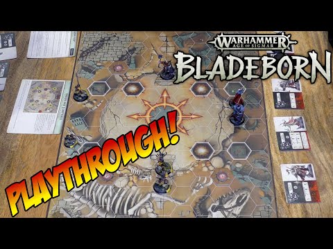 Warhammer Age of Sigmar Bladeborn!  Underworlds mixed with Warcry?  Let's have a play!