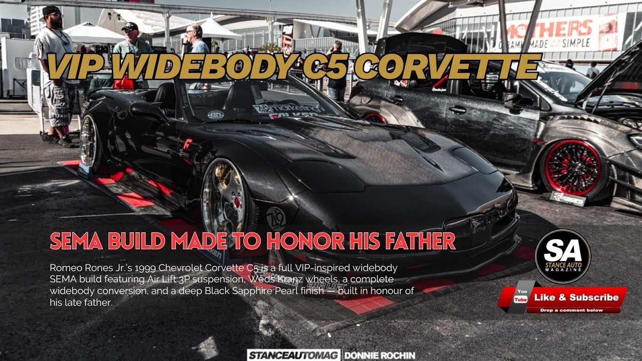 1999 Corvette C5 VIP Widebody | Air Lift 3P | Weds Kranz | SEMA Tribute Build