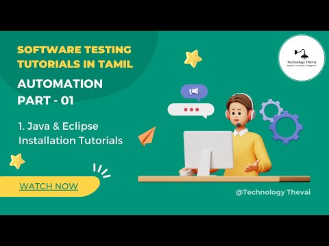 1 Java Eclipse Installation Ap01 Software Testing In Tamil Testing Tutorials Javatutorial