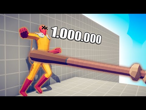 1.000.000 DAMAGE BASEBALL BAT 1 vs 1 TOURNAMENT - TABS | Totally Accurate Battle Simulator 2023