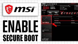 How To Enable Secure Boot MSI | Full Tutorial