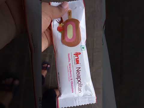 NEOPOLITAN BY ARUN ICE CREAMS , VANILLA STRAWBERRY CHOCOLATE FLAVOURED ICE-CREAM #arunicecreams