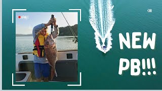 Slow jigging in the Hauraki Gulf