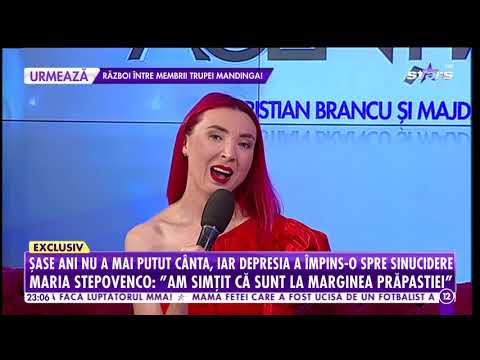 Depresia a împins-o spre sinucidere! Maria Stepovenco: Am vrut să-mi închei socotelile cu viața