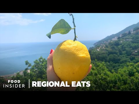 How Limoncello Is Made Using Huge Amalfi Coast Lemons | Regional Eats