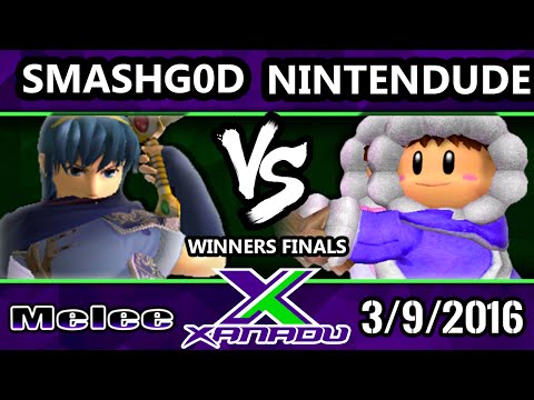 S@X 140 - HE | SmashG0D (Marth) Vs. SPY | Nintendude (Ice Climbers) SSBM WF - Smash Melee
