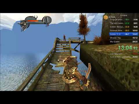 Enclave Dark side Easy difficulty speedrun in 26:43