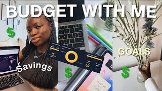 APRIL BUDGET WITH ME |  new budget setup, financial reset + money goals 💰