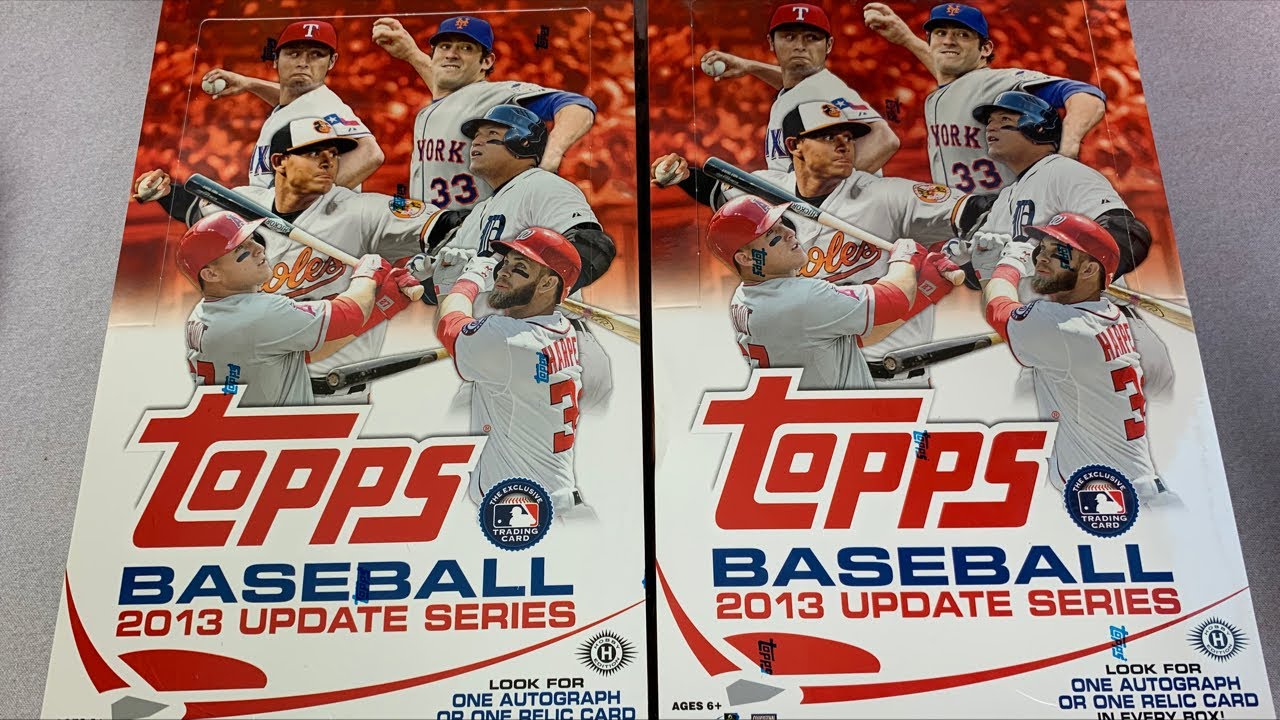 2013 TOPPS UPDATE BASEBALL CARD BOX OPENING!  (Throwback Thursday)