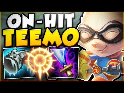 IS THERE ANYTHING MORE ANNOYING THAN THIS ON-HIT TEEMO BUILD?! NEW TEEMO SEASON 8! League of Legends